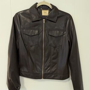 Elie Tahari Faux Leather Jacket